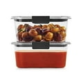 Rubbermaid Brilliance 4.7 Cup Medium StainProof Food Storage Container