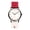 Red, variant on Men's Analog Quartz Military Watch: Simple Easy-to-read Arabic Numerals Two-tone Nylon Strap Large Dial Wristwatch - Leisure Daily Life