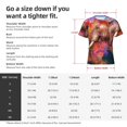 thumbnail image 4 of Bixox Men's Oil Paintings of Elephants Printed Short Sleeve Skinny Athletic T-Shirt, 4 of 6