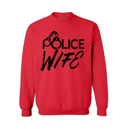 - Awkward Styles Police Wife Sweatshirt Police Wife Sweater Valentine's Day Gift Police Officer Wife Valentine Sweater for Women Police Wife Gifts Proud to Be a Police Wife Women's Sweatshirt