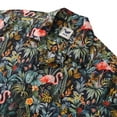 thumbnail image 2 of Hawaiian Shirt For Men Flamingo Haven Shirt Camp Collar 100% Cotton, 2 of 8