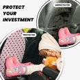 thumbnail image 4 of Xecao Cute Cat Pattern Car Seat Back Protector 2 Pack Large Capacity Pocket, Kick Mats Back Seat Protector, 4 of 8