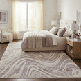 thumbnail image 3 of Rug Branch Nomad Abstract Indoor Area Rug, Purple Beige, Coastal - Living Room, Bedroom, Dining Room, and Kitchen, 3 of 12