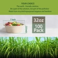 thumbnail image 2 of Cuencos de papel desechables Homestockplus 32 oz, paquete de 100, 2 of 8