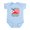 Sky Blue, variant on CafePress - Half Filipino 100% Cute Body Suit - Baby Light Bodysuit, Size Newborn - 24 Months