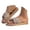 Khaki, variant on ibiyuan Comfortable Flip Flops for Women Wedge Thong Sandals for Women Non- Rubber Sole Women's Slippers Quick Dry Walking Shoes