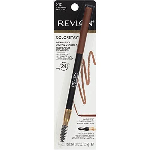 Crayon à sourcils Revlon ColorStay, longue tenue, hydrofuge, avec applicateur rétractable à pointe inclinée, 0,35 g 0,35 g