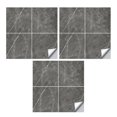 thumbnail image 1 of Elegant Decorative Marble Pattern Peel And Stick Floor Tiles, Multifunctional Floor Tiles Suitable For Bathroom Kitchen Decor, 3 Sets Of Self Adhesive Removable Stickers Flooring With Wide Application, 1 of 5