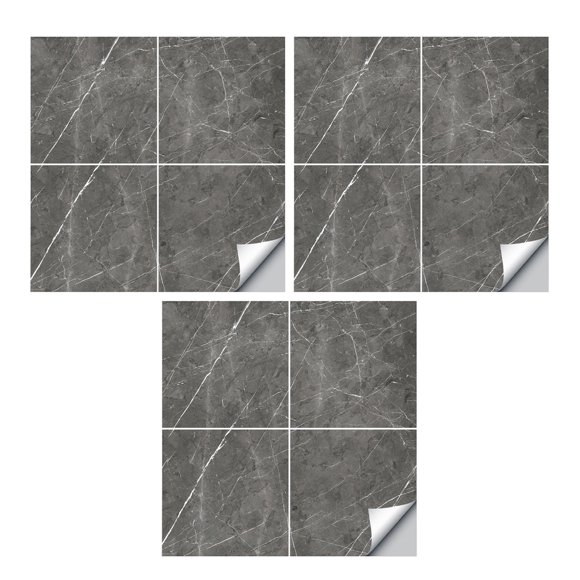 Pet Friendly Marble Pattern Flooring, Waterproof And Oil Proof Vinyl Flooring With Easy Installation, Durable And Decorative Flooring Tiles For Smooth Surfaces (Marble Pattern)