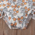 thumbnail image 3 of Gibobby Mameluco niña Monos de manga larga con estampado de frutas para bebés y niños pequeños(Blanco, 12-18 Meses), 3 of 5