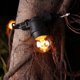 thumbnail image 2 of Bombillas LED de color ámbar regulables de 2 W, estilo antiguo, para crear un ambiente acogedor en candelabros y apliques de pared (G40), 2 of 6