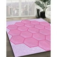 thumbnail image 3 of Ahgly Company Machine Washable Indoor Rectangle Transitional Blossom Pink Area Rugs, 2' x 4', 3 of 7
