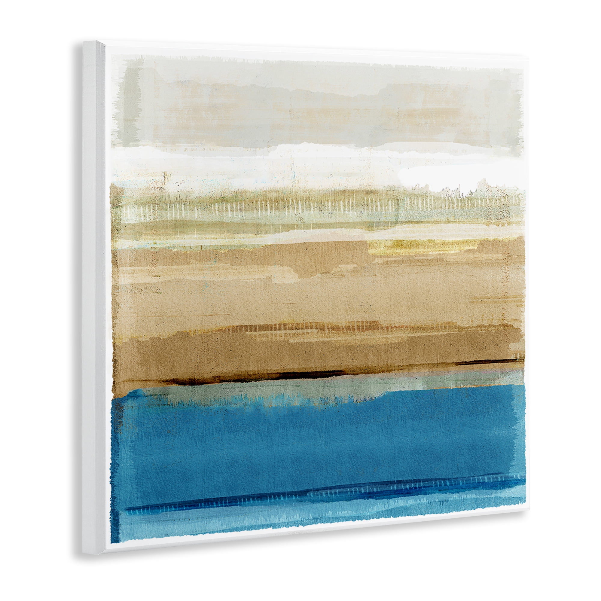 Stupell Industries Nautical Blue Daze Abstract Painting Unframed Art Print Wall Art, 12 x 12