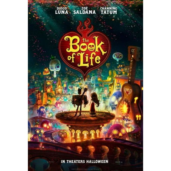 Book Of Life The poster Metal Print 12inx16in Unframed, Age: Adults Poster Time