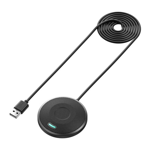 Amdohai U2 USB Omni-directional Condenser Microphone Mic for Meeting Business Conference Computer Desktop Laptop PC Voice Chat Video Games Live Broadcast Sound Pick-up USB Cable