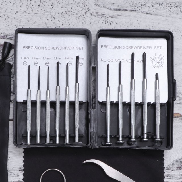 OHOIOLLA 1Juego Kit De Reparación Para Gafas Con Tornillos Y Destornilladores Para Lentes Y Relojes