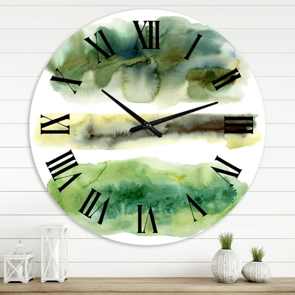 Designart 1 in Modern,Contemporary Wall Clock