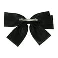 thumbnail image 3 of Unique Bargains 1 Pc Hair Barrettes Fashion Oversized Bow Hair Clip Black, 3 of 5