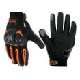 thumbnail image 2 of 1Storm Motocross Motorcycler Gloves MCS17 BMX MX Bike Bicycle Cycling Hard Reinforced Knuckle Touch Screen Orange, 2 of 2