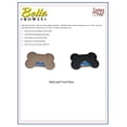 thumbnail image 4 of Loving Pets Bella Spill-Proof Bone Shaped Dog Food Mat, 18.25" x 13", 4 of 7