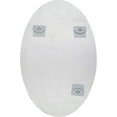 thumbnail image 3 of Mark&Day Wall Mirror, Wendling Modern Silver Oval Vanity Mirrors for Bedroom Living Room Bathroom and Entryway Home Decor, Mounted Mirror Frame Mirror for Walls (48" H x 24" W), 3 of 6