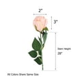 thumbnail image 3 of Efavormart 31" | 24pcs Red, Black Tip Long Stem Artificial Silk Roses Flowers, 3 of 11