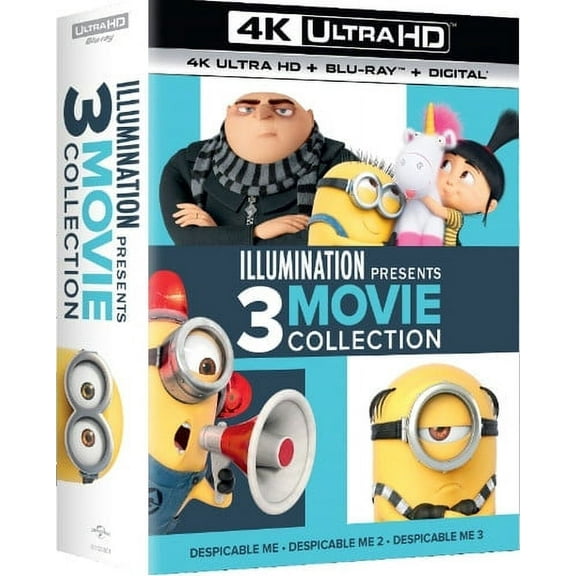 Illumination Presents 3 Movie Collection (4K Ultra HD   Blu-ray)
