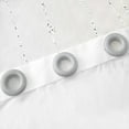 thumbnail image 4 of Beige and Greyish White Curtains Gradient Ombre 30%-50% Blackout Curtains, Wave Lines Dots Curtains & Drapes Aesthetic Geometry Bedroom Curtains Modern Abstract Window Treatments Room Decor, 4 of 5