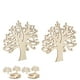 thumbnail image 5 of 20 piezas astillas de madera en forma de árbol, superficies más lisas multiusos, apariencia única, astillas de madera DIY para manualidades, decoración del hogar, 5 of 5