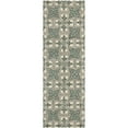 thumbnail image 5 of SAFAVIEH Chatham James Geometric Wool Area Rug, Light Blue/Ivory, 4' x 6', 5 of 9