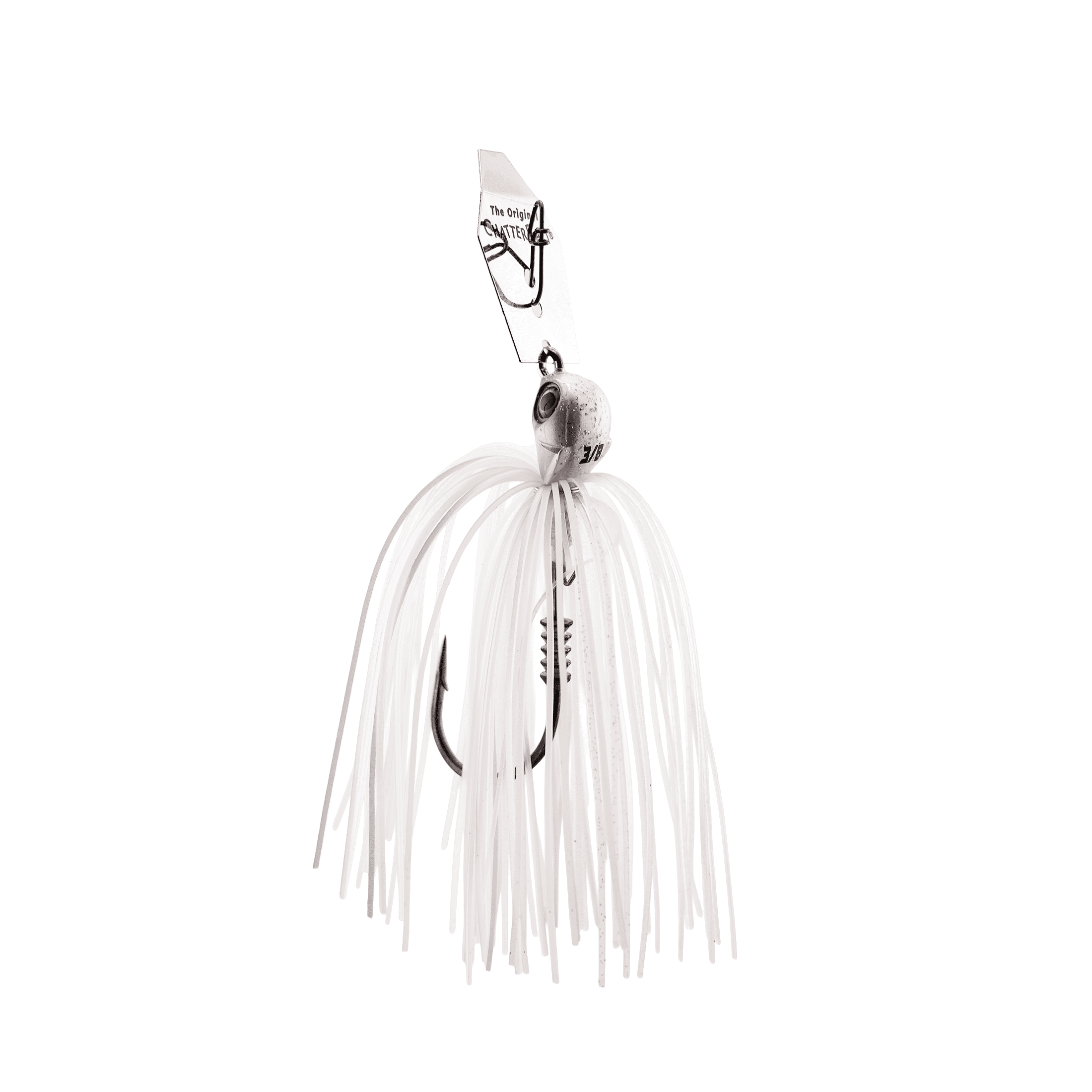 とりひき（シャオビト） Z-Man ChatterBait Elite EVO Bladed Jig 3/8 oz – White - Walmart.com