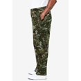 thumbnail image 3 of KingSize Men's Big & Tall Lightweight Jersey Open-Bottom Sweatpants, 3 of 5