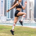thumbnail image 6 of Pofeuu Coffee Gnome (1) Print Compression Socks for Women & Men Circulation - Best Support for Nurses,Running,Athletic,Sports, 6 of 7