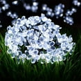 thumbnail image 2 of LINLIN Solar Flower Lights,Waterproof Peach Blossom Flower Solar Fairy Decorative String Lights for Outdoor Gardens Wedding Decorations, 2 of 9