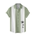 thumbnail image 1 of Playeras Algodon Para Hombre, Moda De Verano, Informal, Para Playa, Playa, Estampado Digital 3D, Solapa, Botón, Camisa De Manga Corta, 25, 1 of 4