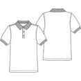 thumbnail image 2 of Classroom School Uniforms Adult Short Sleeve Interlock Polo CR891, 2 of 3