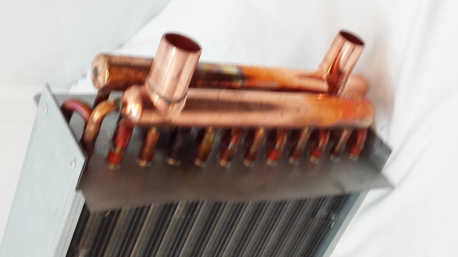 18x24  Water to Air Heat Exchanger 1"Copper Ports With Install Kit