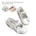 thumbnail image 4 of Zapatos tipo Mary Jane para niñas DREAM PAIRS Talla 6 Blanco con Moño, 4 of 8