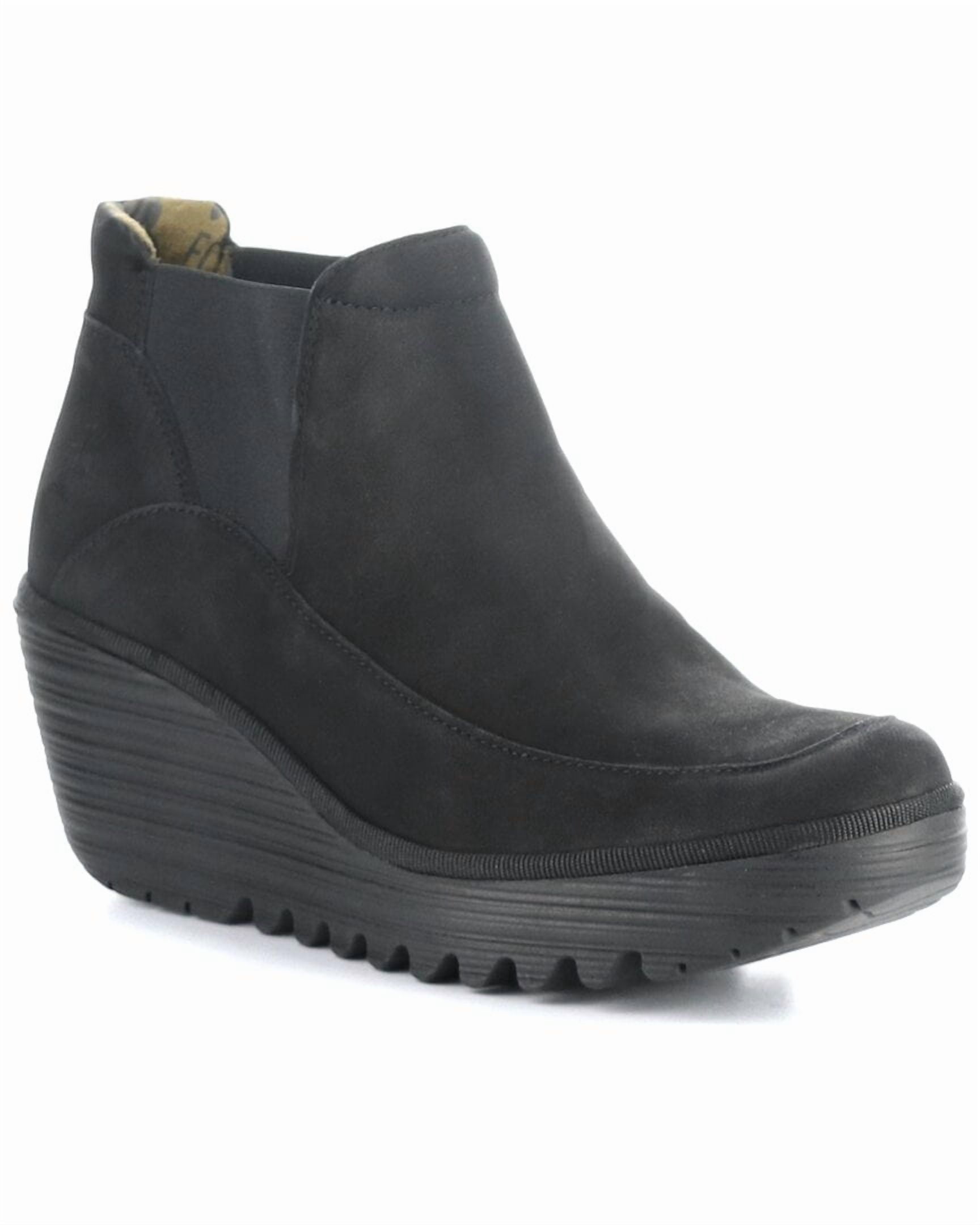 Fly London Womens BYNE349FLY Leather Boots - Walmart.com