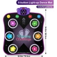 Beefunni Interactive Dance Mat, Light Up Bluetooth Game Pad, Gift for
