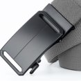 thumbnail image 5 of Adjustable Tactical Nylon Web Belt for Men, Auto Slide Metal Buckle Lightweight Canvas Strap Outdoor Hiking Daily Casual Belt Dark Gray-A, 5 of 7