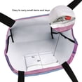 thumbnail image 6 of FORMRS Womens Canvas Tote Bag with Zipper Inner Pocket Shoulder Handbag, Purple Window Scene, 6 of 7