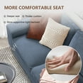 thumbnail image 6 of ASHOMELI 99'' Convertible Sectional Sofa,L Shaped Couch,Multi-Functional Reversible Sofa with USB and Type-C Charging Ports, Storage Space, Breathable Fabric, 6 of 8
