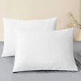thumbnail image 1 of Chenchen Throw Pillow Covers Decorative 20 X 26 Inches Pack of 2 Cozy Chenille Standard Pillow Shams Cases for Couch Sofa Bed Living Room Home True White, 1 of 1