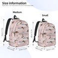 thumbnail image 3 of Picia Cloud Sloth Printed Canvas Daypack - Stylish and Durable Vintage Compact Backpack - Class, Work, Travel, or Laptop Bookbag,Organized Compartments-Medium, 3 of 6