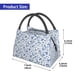 thumbnail image 2 of Fotbe Rabbit And Butterfly Bolsa Térmica Portátil con Estampado, Bolsa de Entrega de Alimentos Aislada, Bolsa Reutilizable de Gran Capacidad para Comidas y Supermercado, 2 of 6