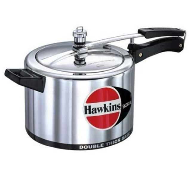 Hawkins Double Thick Ekobase Pressure Cooker with Separator - 5 Litres