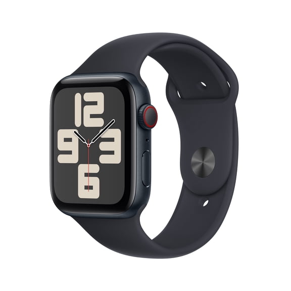 Pre-Owned Apple Watch SE 2nd Gen 44mm GPS   Cell Case w/ Sport Band M/L MRH73LL/A - Midnight