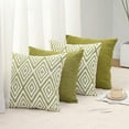 thumbnail image 7 of SUSIELADY Throw Pillow Covers Set of 4, 18"x18" Linen Decorative Square Couch Sofa Cushions, Accent Home Decor, Living Room, Bedroom, Chair, Green, 7 of 7
