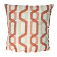 thumbnail image 2 of A&B Home 100-percent Cotton Throw Pillow, Coral, 18 by 18-Inch, 2 of 2